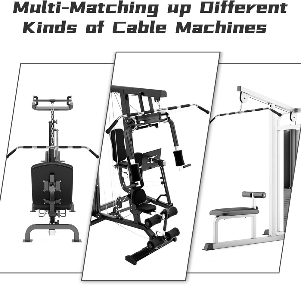 Lat Tre De Bar, Triceps Pull-down Bevestiging, 47 In Rechte Bar, Multi Gym Kabel Oefening Bevestiging Bodybuilding Arm Spier Sterkte Weerstand Training Training (Size : 120cm