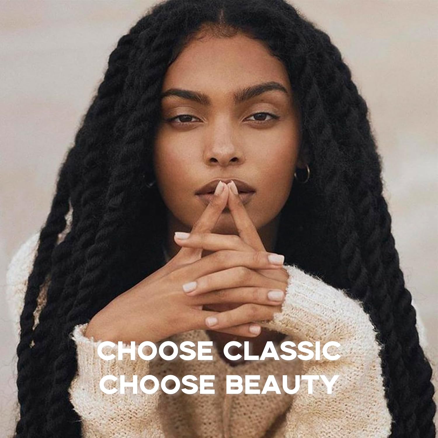 Marley Twist Braiding Hair 8 Packs Marley Twist Hair Twist Hair 30 Inch Afro Kinky Curly Twist Crochet Hair Twist Soft and Natural Hair (1B, 30 inch)