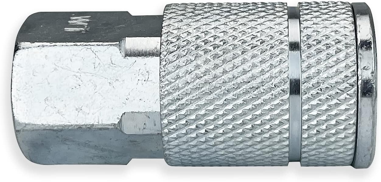 Rema Tip Top ARO Style Push Sleeve 1/4" NPT Female Coupler for Shop Air Line Hose Tools
