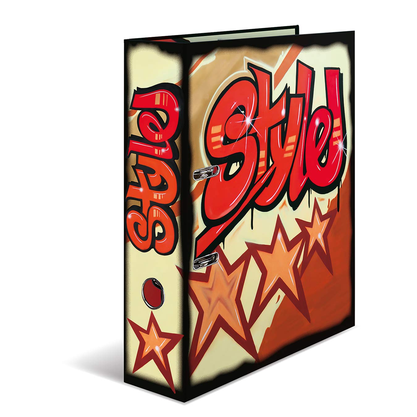 HERMA Lever Arch File Graffiti with Style Motif, A4, 70 mm Spine, with Inner Print, 1 Folder