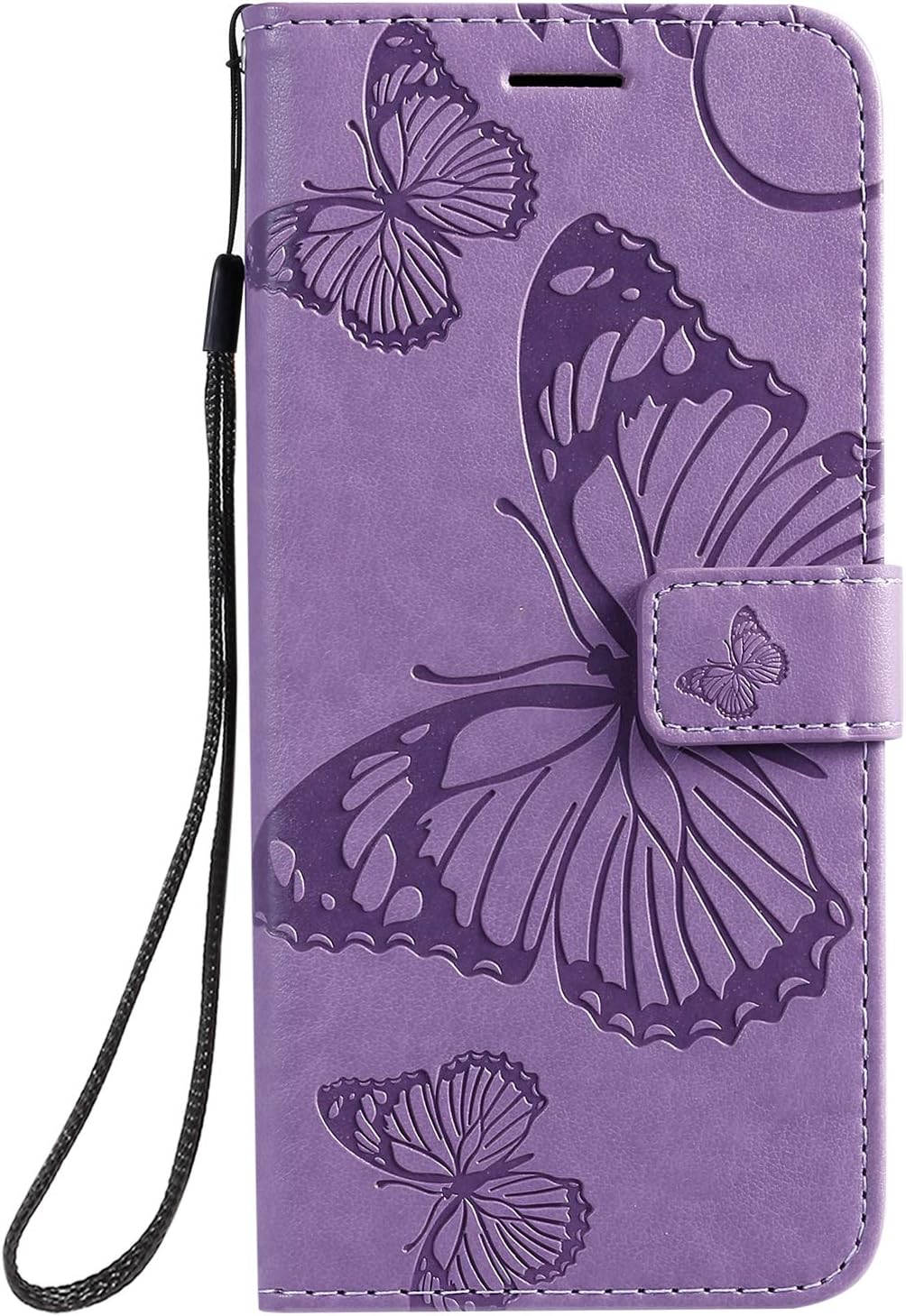 Motorola Moto G50 Case Shockproof Wallet Cover Embossed Butterfly PU Leather Flip Case TPU Bumper Protective Phone Cover for Motorola Moto G50 with Magnetic Closure Card Holder Stand