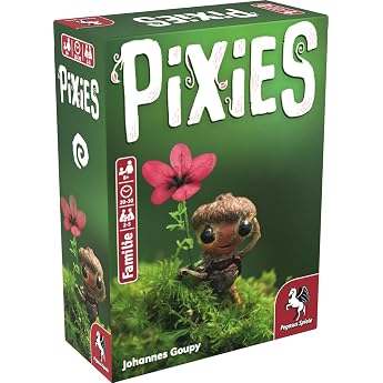 Pegasus Spiele 18520G Pixies Red Blue Green Yellow 7 cm x 3 cm x 10 cm