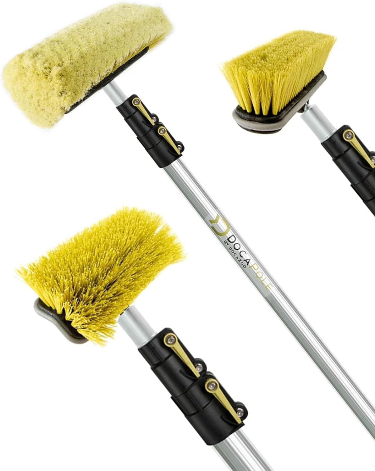 DOCA フロアスクラブブラシ ロングハンドル付き - 5~12フィート 延長ポール (18フィート以上) - 屋外ほうき - ロン DOCA  フロアスクラブブラシ ロングハンドル付き - 5~12フィート 延長ポール (18フィート以上) - 屋外ほうき - ロン HS8055B オンワード  ナースウェア ...