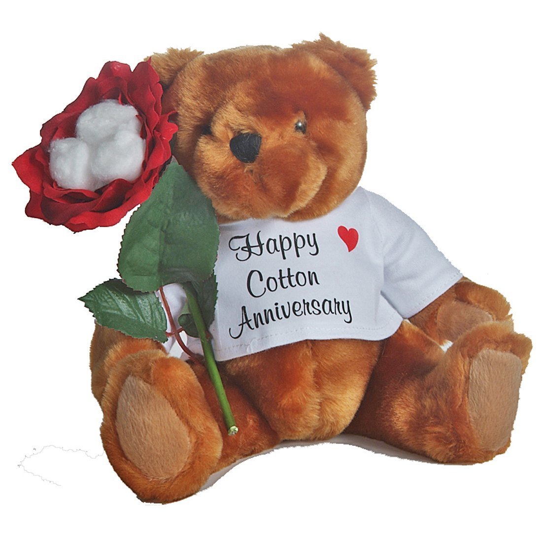 JustPaperRoses Anniversary Teddy Bear