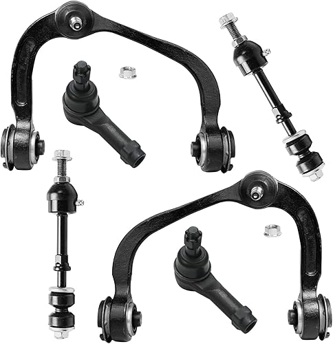 Miniatura 14 de Detroit Axle - Kit de brazos de control delanteros de 6 piezas para Hyundai Accent Kia Rio Rio5 06-10 2006 2007 2008 2009 2010 2011, 2 brazos de