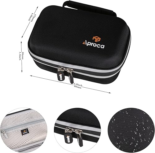 Miniatura 6 de Aproca Estuche de almacenamiento de viaje duro, para Xvive U4R2 transmisor inalámbrico de sistema de monitor intrauditivo y 2 receptores