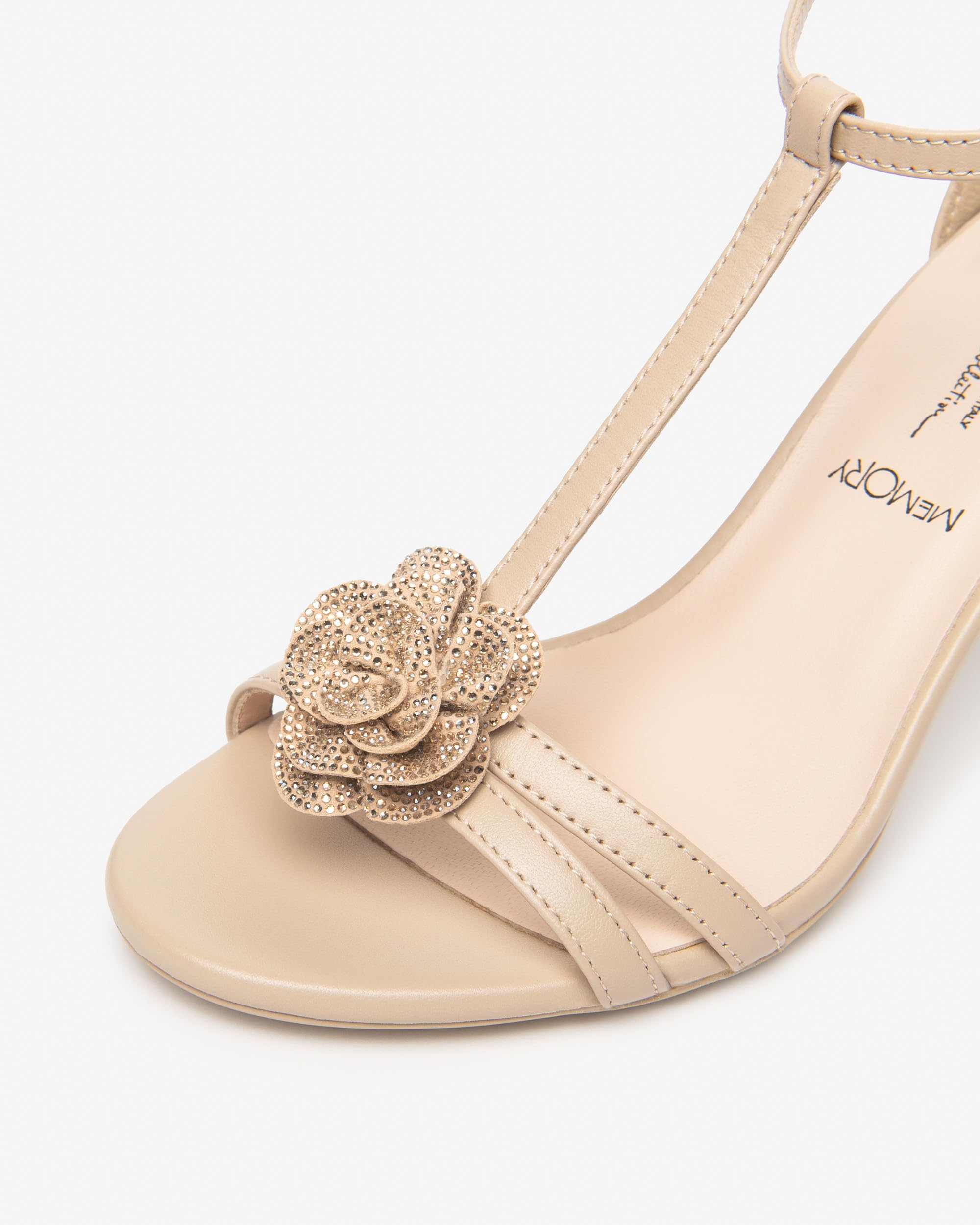 Nero Giardini E615642DE damskie sandały skórzane
