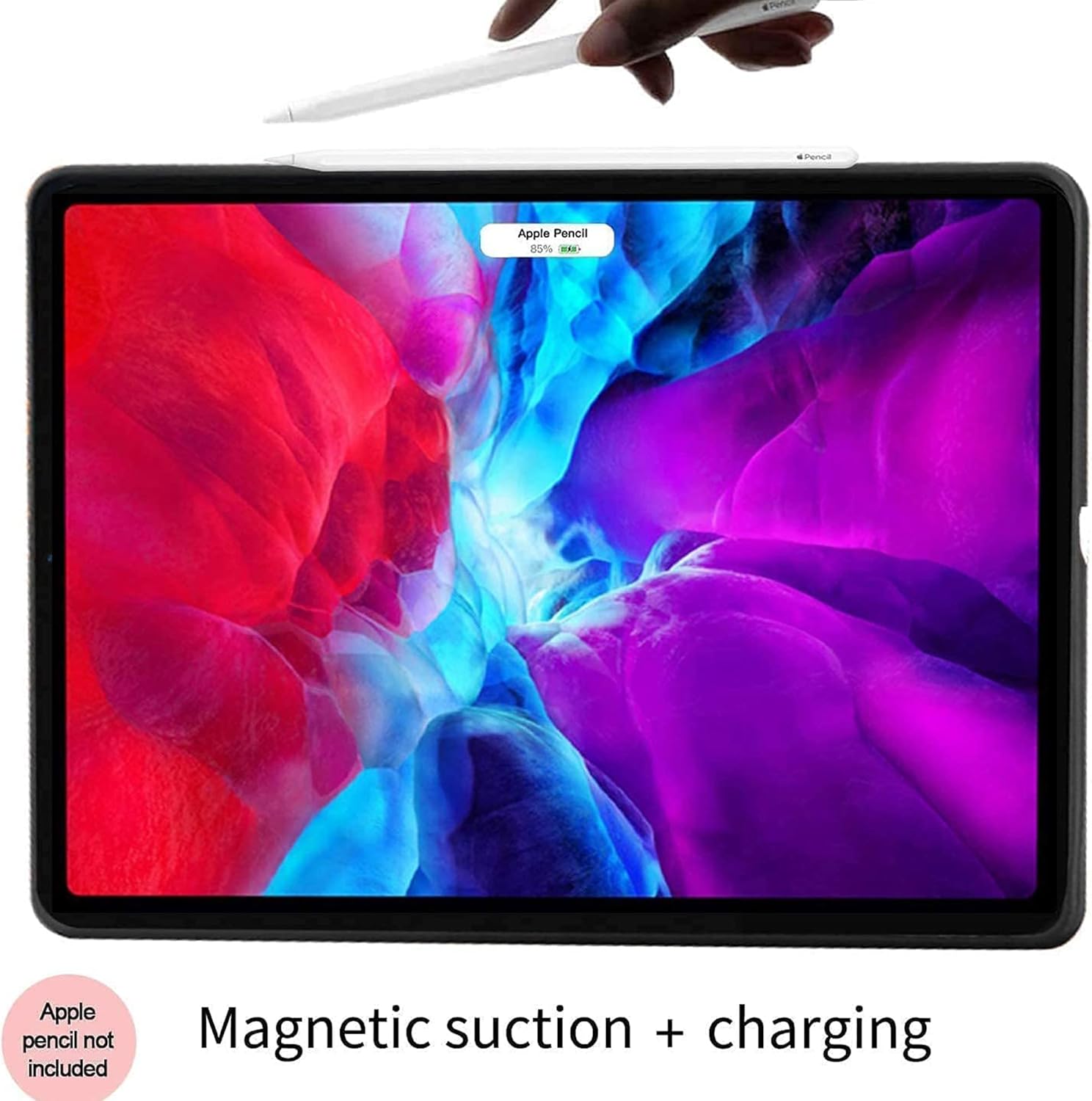 Gexmil Leather Case for iPad Air 11 Inch M4/M3/M2 (2026/2025/2024),iPad Air 10.9 Inch 5th/4th Generation 2022/2020, Top Grain Leather Cover Auto Sleep/Wake, Adjustable Stand,Butterfly Pattern