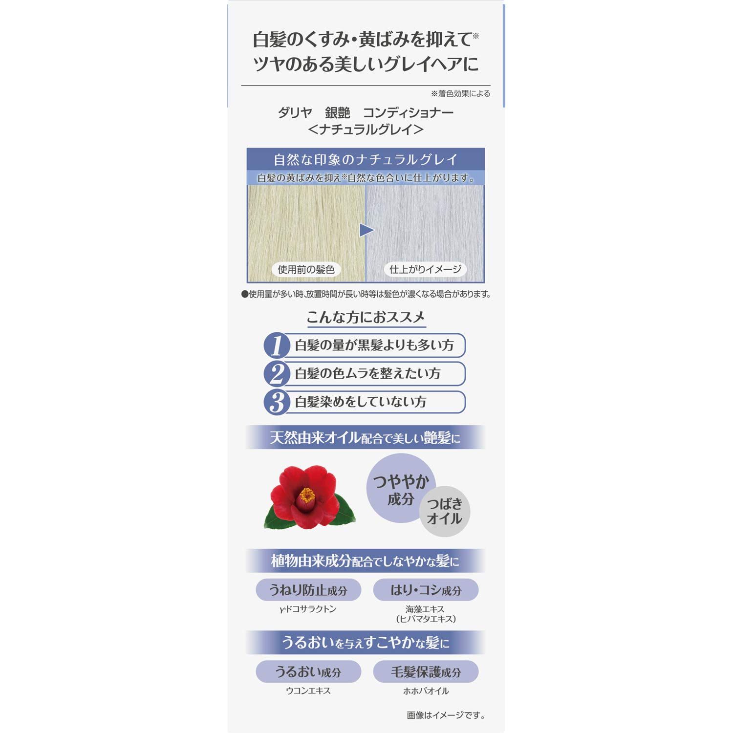 ダリヤ 銀艶 コンディショナー ナチュラルグレイ 180g 3個セット Amazon | ダリヤ 銀艶 コンディショナー ナチュラルグレイ 180g