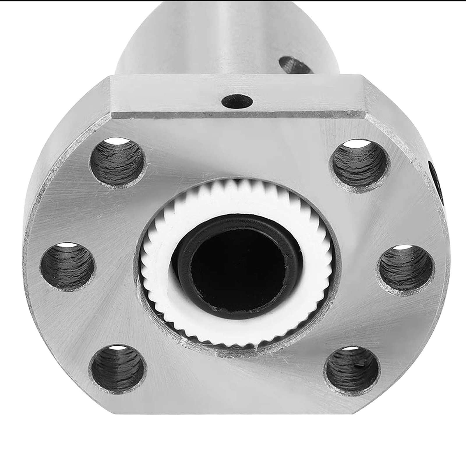 SFU1605 Kugelumlaufspindel 400mm, Gewalzte Kugelumlaufspindel-spielfreie Ballschraube ohne seitliche Endstützen für CNC 3D Printer Z Axis Silber