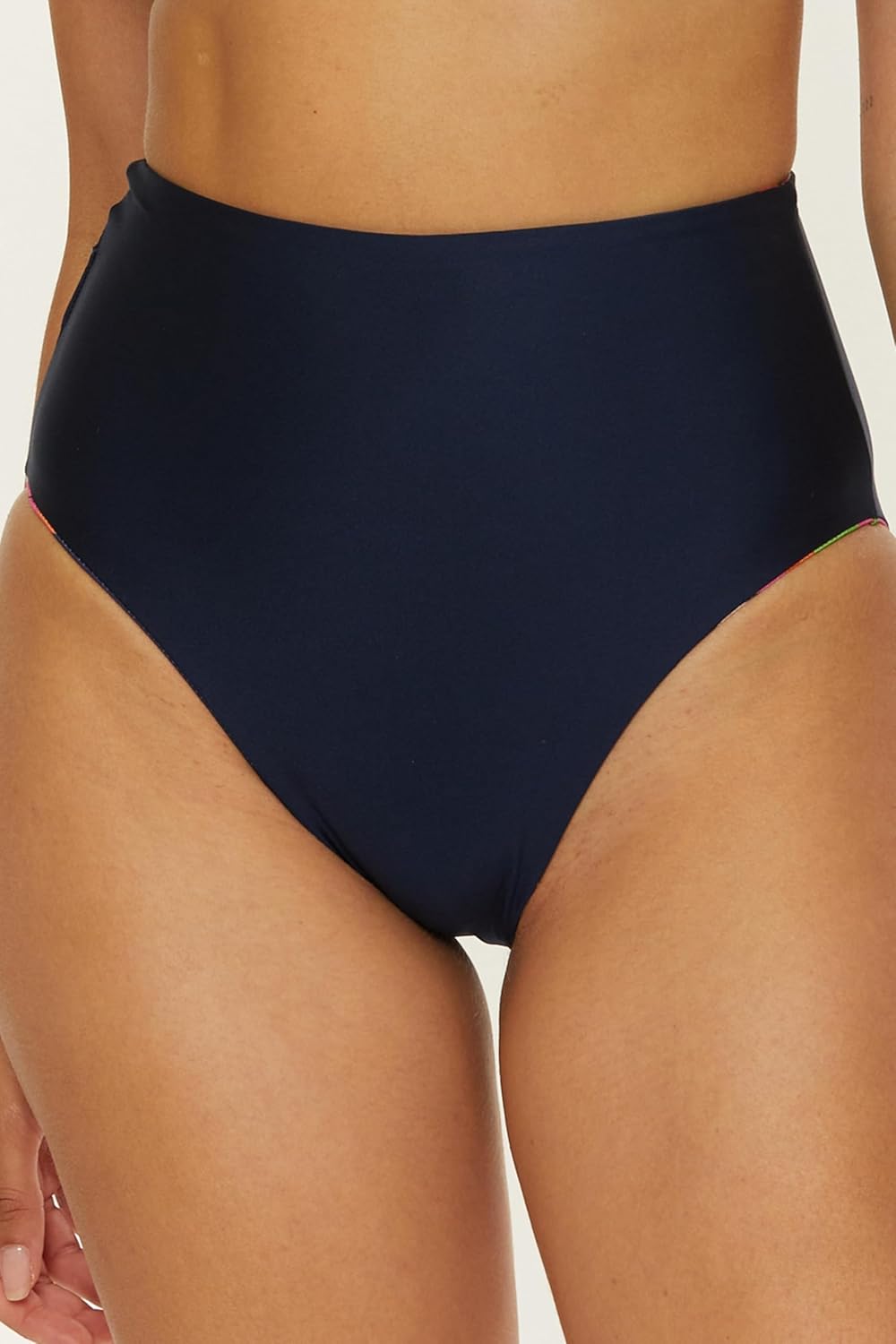 Trina Turk Women's Poolside High Waisted Bikini Bottom, Floral Print, Cheeky Coverage, Swimwear Separates - Image 4