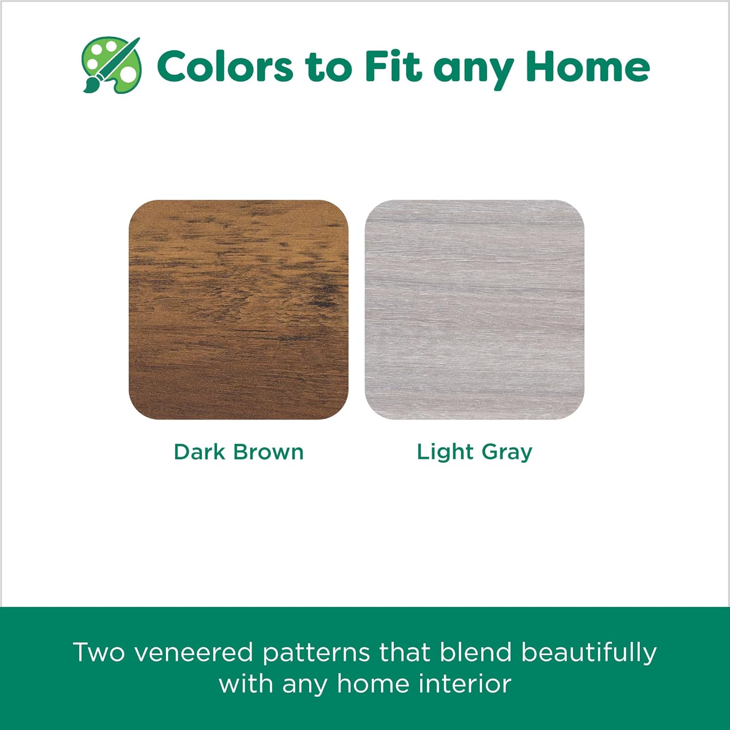 FurHaven Elevated Dog Bed for Medium Dogs, Mid-Century Modern Style with Flexible Slats & Non-Slip Pads for Comfort & Airflow, Easy Assembly, Raised Pet Bed, Medium, Dark Brown