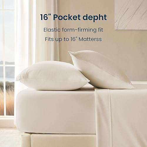 Miniatura 5 de SLEEP ZONE Juego de sábanas Twin - Ropa de cama de 3 piezas - Juego de sábanas refrescantes de punto jersey - Suaves y resistentes a la decoloración