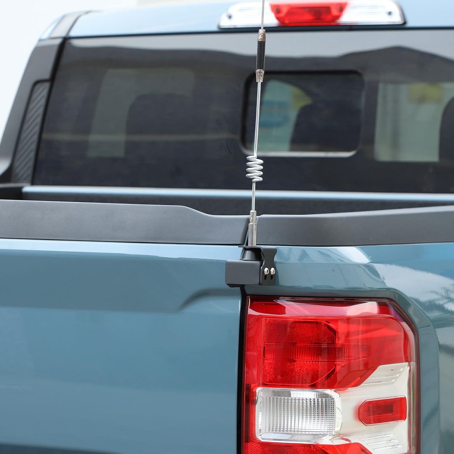 Tailgates Antenna Bracket for Ford Maverick 2022-2025 Pickup, Exterior Hitch Mount Antenna Holder Accessories (Right)