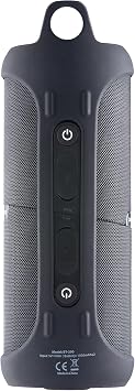 PowerBass BT200 Bluetooth Portable Dual Speaker, Black, IPX7 Waterproof, Splittable Stereo Sound