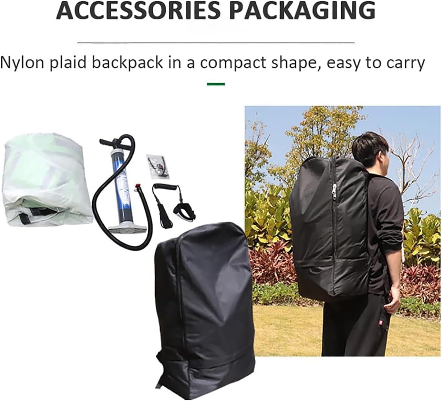 Portable Windsurfing Inflatable Wing, Inflatable Sail, Windsurfing Wing Foil, Kitesurfing Kite, Urfing Snow Ski