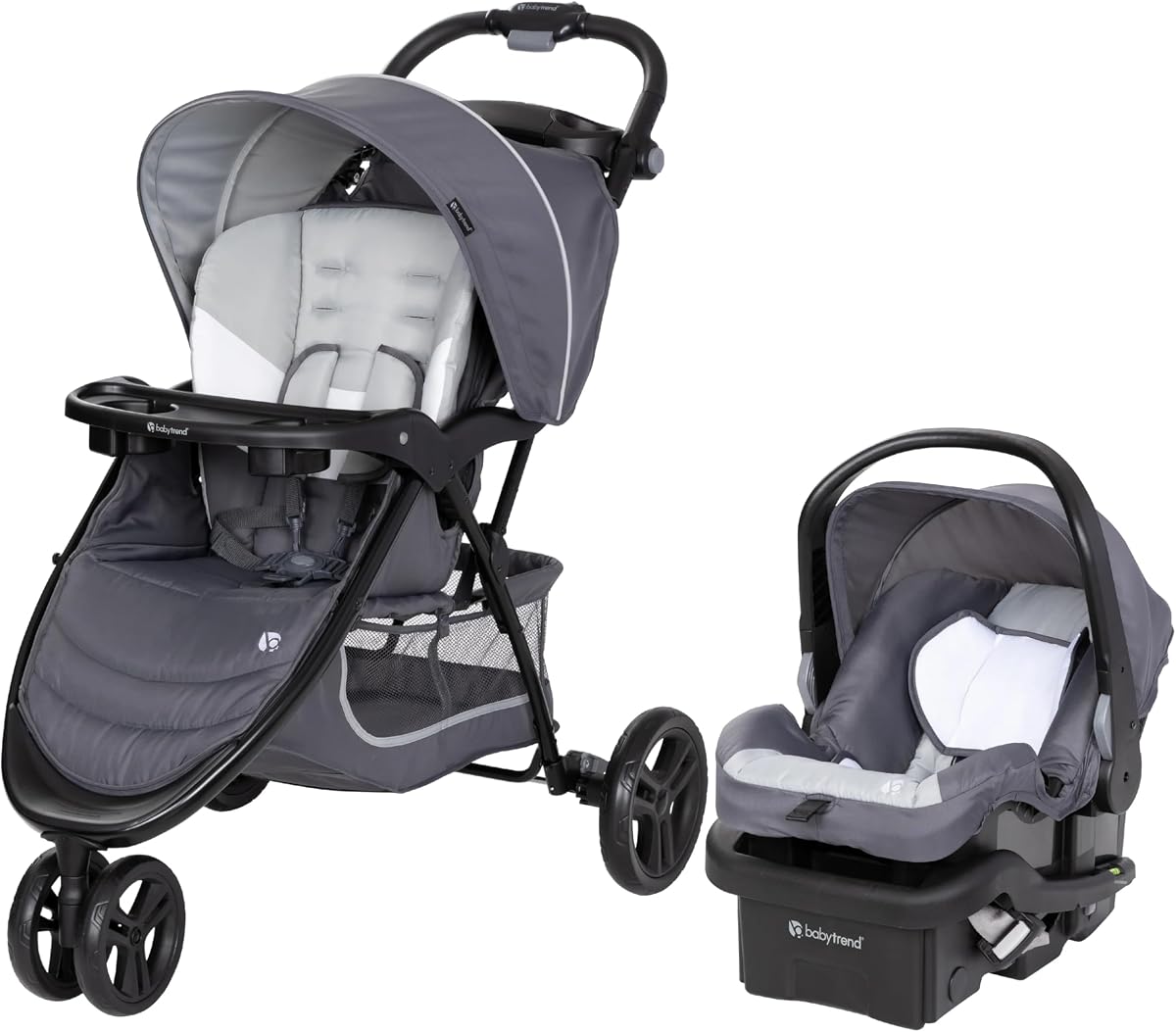 Baby Trend Stroller and EZ-Lift Infant Car Seat, EZ Ride Travel System, Dash Grey