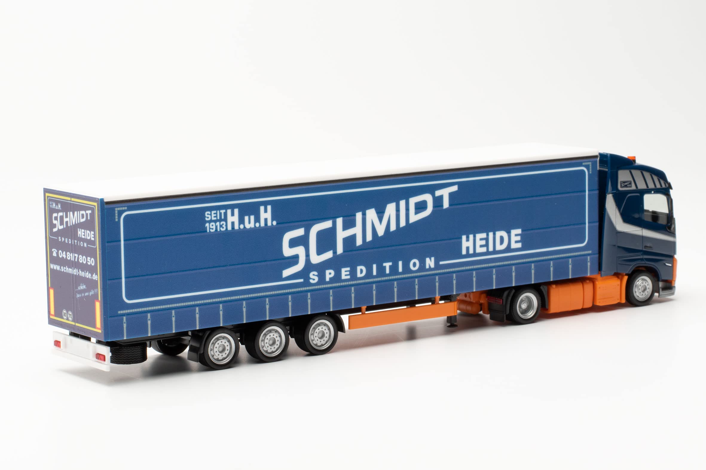 Amazon.co.jp: Herpa 315371 Volvo FH GI 2020 カーテンサイド セミ