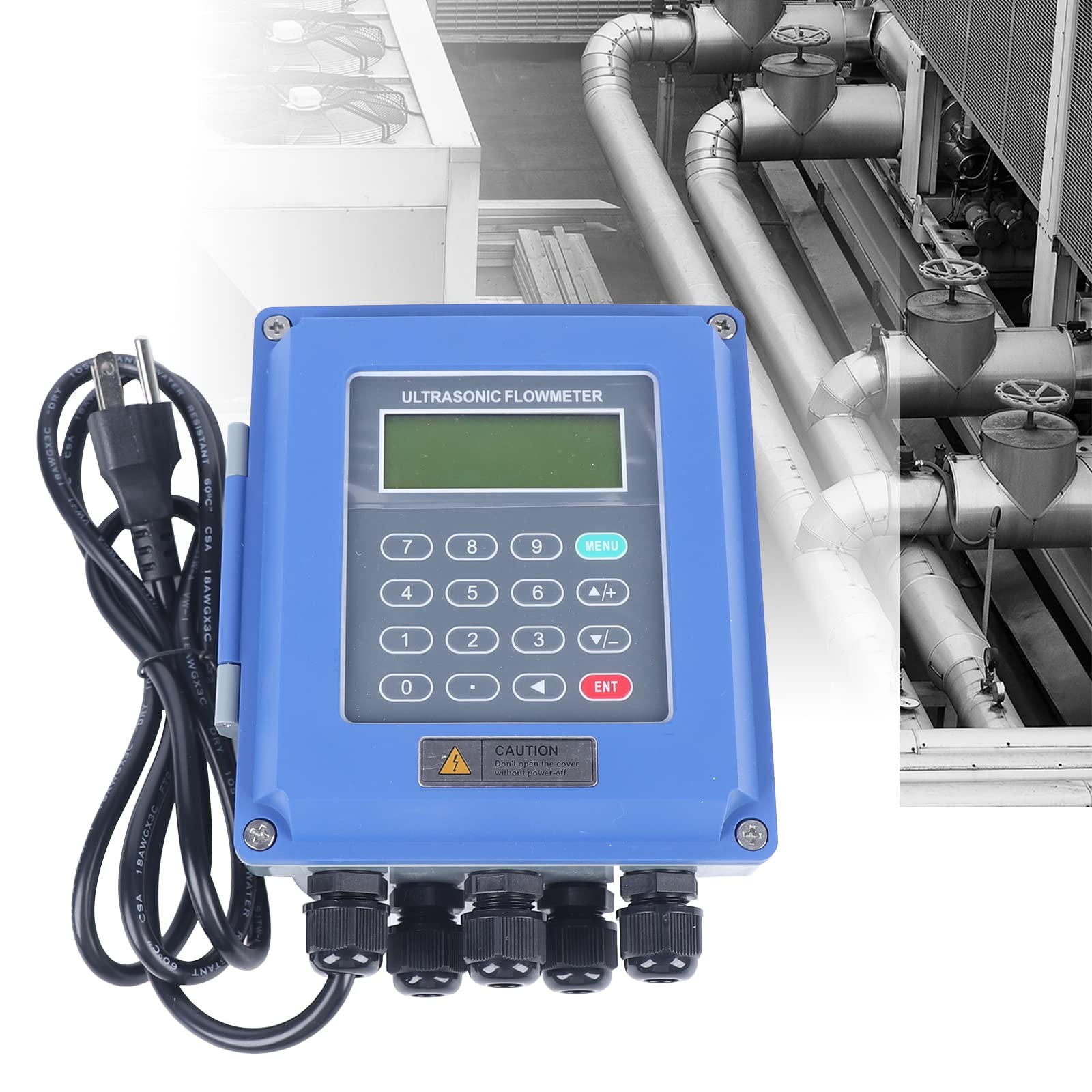 Dwyer® Visi-Float® Flowmeter, VFC-142-EC, Acrylic, 2% FS Acc, 1-10 GPM Water, End Connections