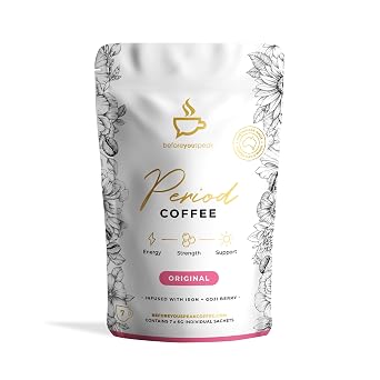 Beforeyouspeak Period Coffee, Iron, Goji Berry & Milk Thistle, 7 Count
