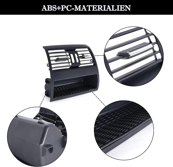 64229172167 Center Rear Air Vent, Rear Grille Console Vent