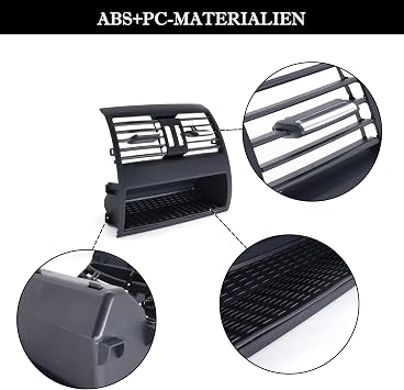64229172167 Center Rear Air Vent, Rear Grille Console Vent