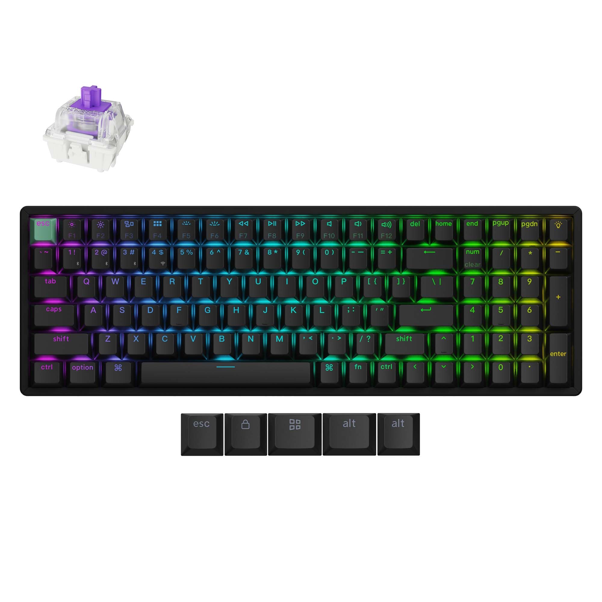 Keychron K4 HE Custom Mechanical Gaming Keyboard, 96% Layout