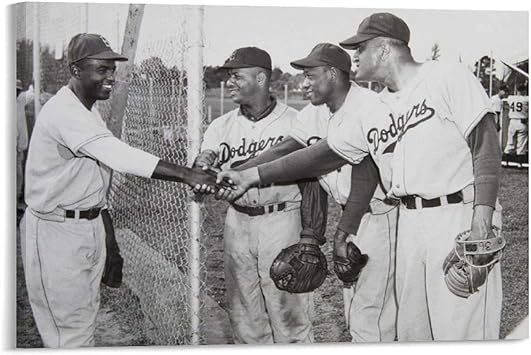 Amazon 1951年ジャッキーロビンソンヴィンテージ野球ポスターポスターキャンバス絵画壁アート家の装飾リビングルームモダンなバスルーム寝室の装飾絵画ギフト16x24inch 40x60cm ウォールステッカー オンライン通販 Amazon 1951年ジャッキーロビンソンヴィンテージ野球ポスターポスターキャンバス絵画壁アート家の装飾リビングルームモダンなバスルーム寝室の装飾絵画ギフト16x24inch 40x60cm ウォールステッカー オンライン通販