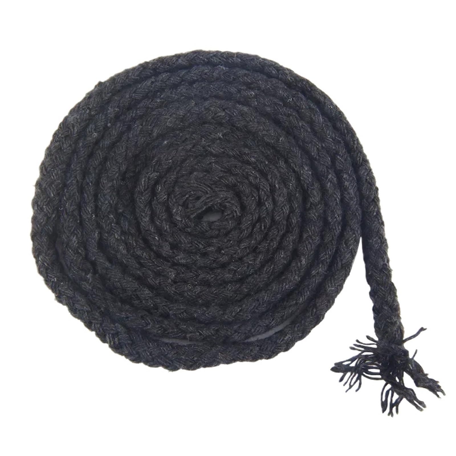 Cotton Macrame Cord 20M 5/7mm Twisted Cotton Cords Braided String Ropes Bag Strap Rope Clothes Home Textile Macrame Thread Cord Sewing Accessories(DarkGray,7mm)