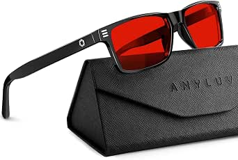 15 Best Blue-Light Blocking Glasses to Protect Your Eyes in 2026 3 Blue Light Glasses for Sleep with Red Lens, 99.9% Blue Green Light Blocking
