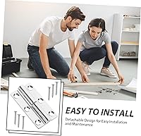 Vista 5 de Bisagras de acero inoxidable resistentes de 4 piezas para puertas y ventanas para uso interior y exterior