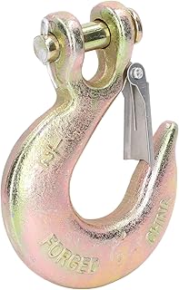Rigging Hooks, Rigging Lifting Hooks, U-Hook Forged Alloy Steel 1/2 Inch 9000 lb Load Capacity, Safety Hooks for Trailer Lifting Lifting Accessories
