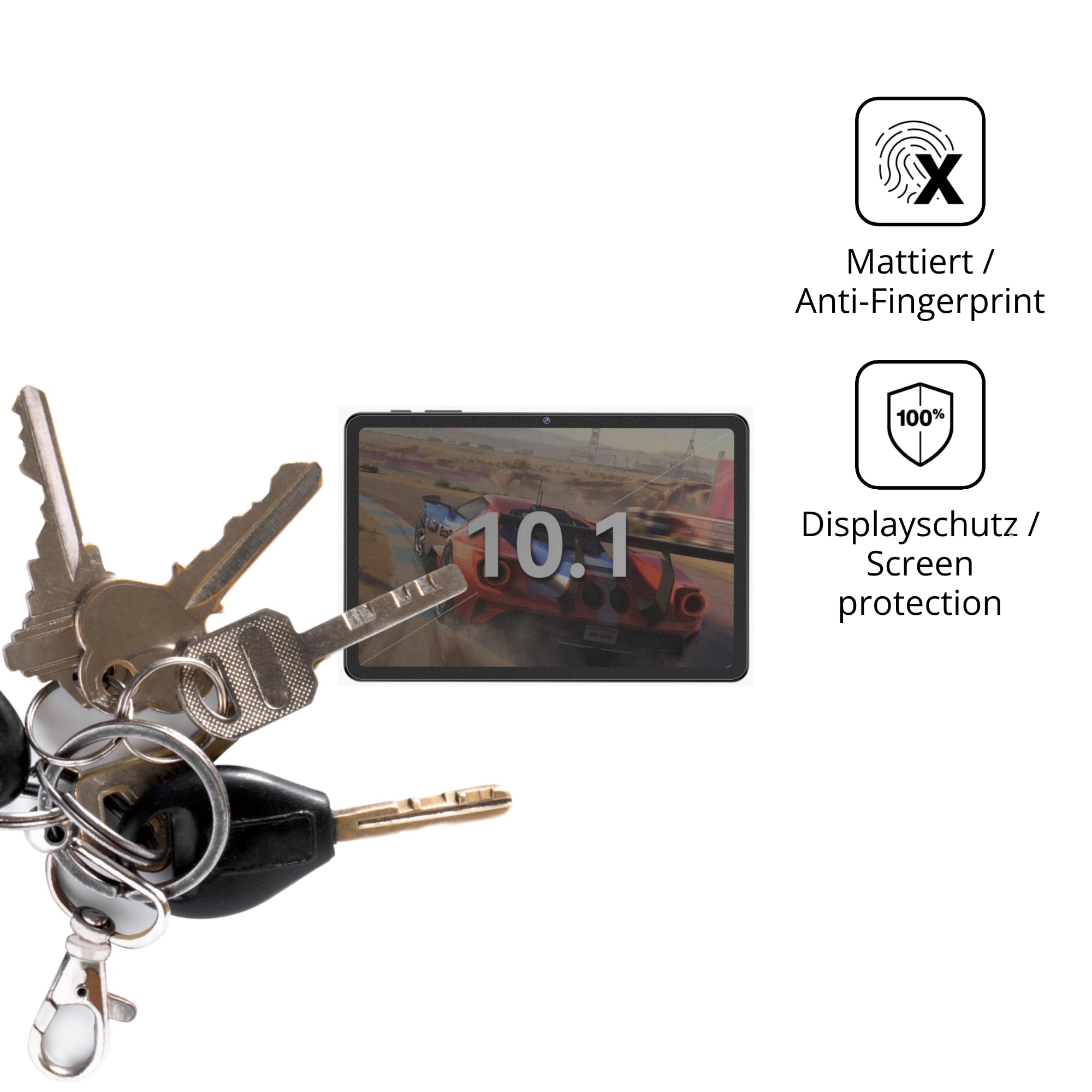 dipos Protector de Pantalla Antiespía para TUOHAITIME A30 Pro | Película protectora mate, filtro de privacidad 4 vías, ajuste perfecto, antiarañazos, sin burbujas, autoadhesivo