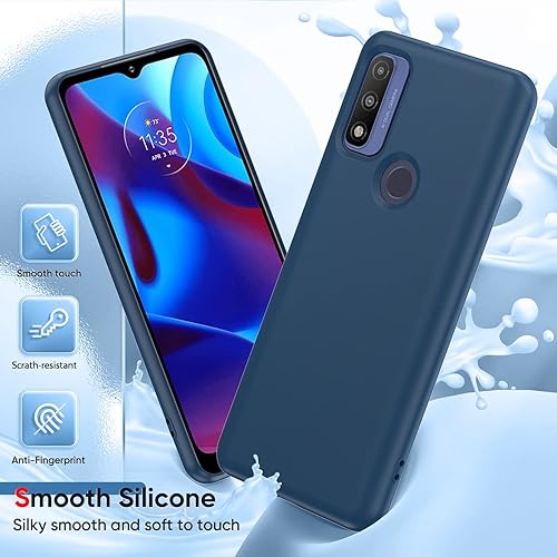 Miniatura 4 de LeYi Funda para Motorola G Pure Funda para teléfono Moto Pure G con 2 unidades Protector de pantalla de vidrio templado y protector de lente de