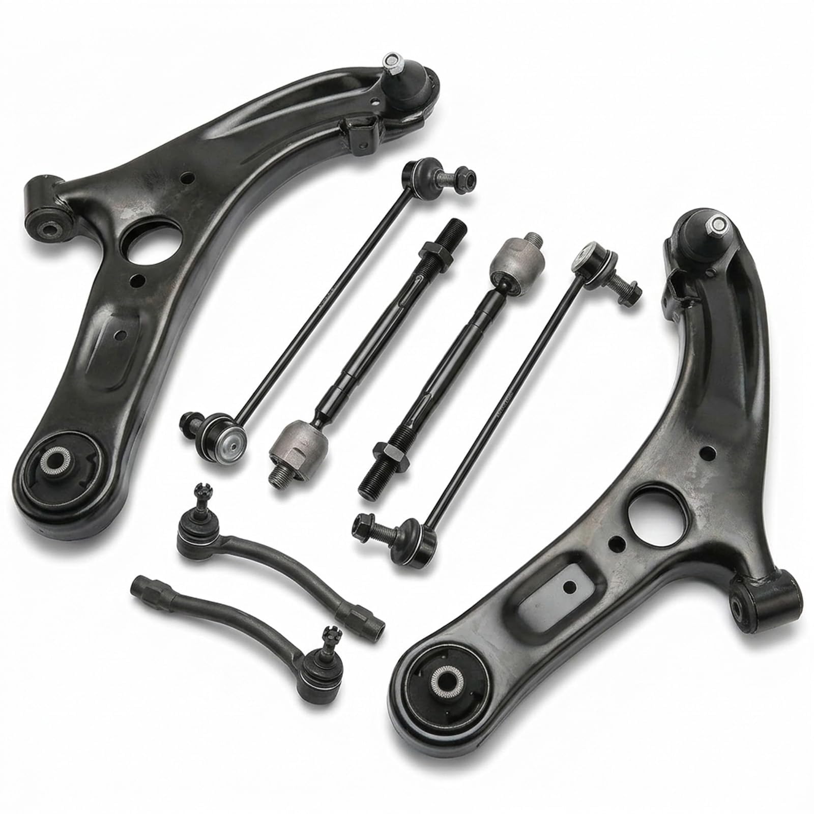 8Pcs Control Arm Suspension Fits Hyundai Elantra GT & Veloster Sedan | Front Lower Control Arm w/Ball Joint;For 13-16 Hyundai Elantra;11-12 Sedan;14-