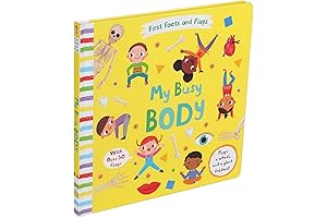 First Facts and Flaps: My Busy Body 2-in-1 Lift-the-Flap Book for Toddlers with Educational Activities
