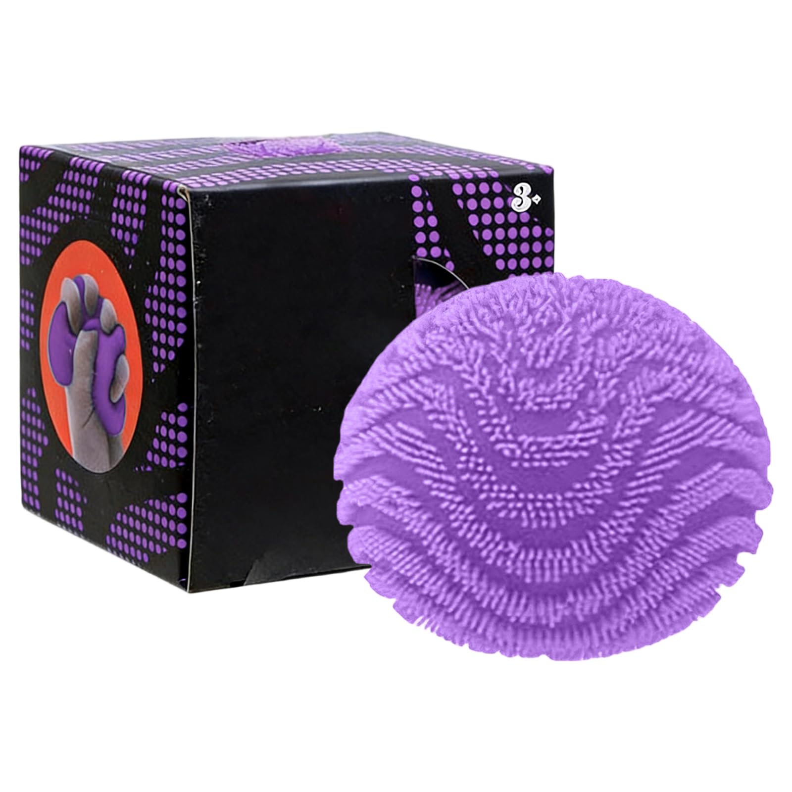 Fuzz Ball Stress Ball Slow Rising Memory Foam Fidget Squishy Fuzz Balls Adults Anxiety Stress — view 9