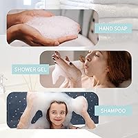 Vista 6 de LONGWAY 3PCS Travel Size Foam Pump Bottle,Mini Empty Pump Bottle Dispenser(30ml,1 fl oz) (Black)