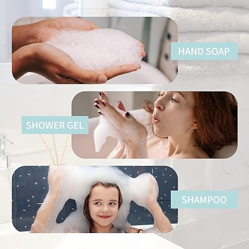 Miniatura 3 de LONGWAY 3 botellas de bomba de espuma de tamaño de viaje, mini dispensador de botellas con bomba vacía (1.0 fl oz, 1 fl oz) (transparente)