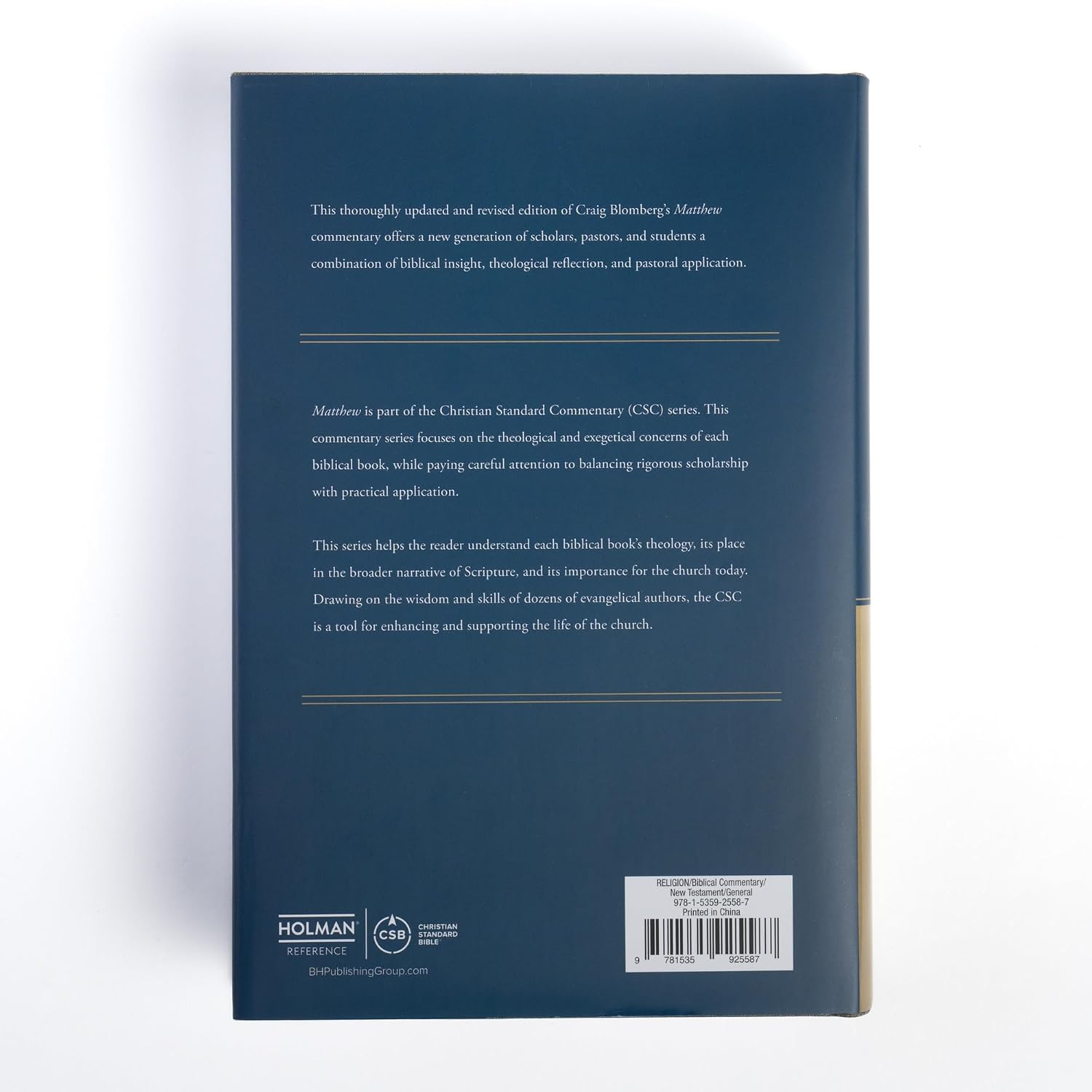 Matthew: The Christian Standard Commentary