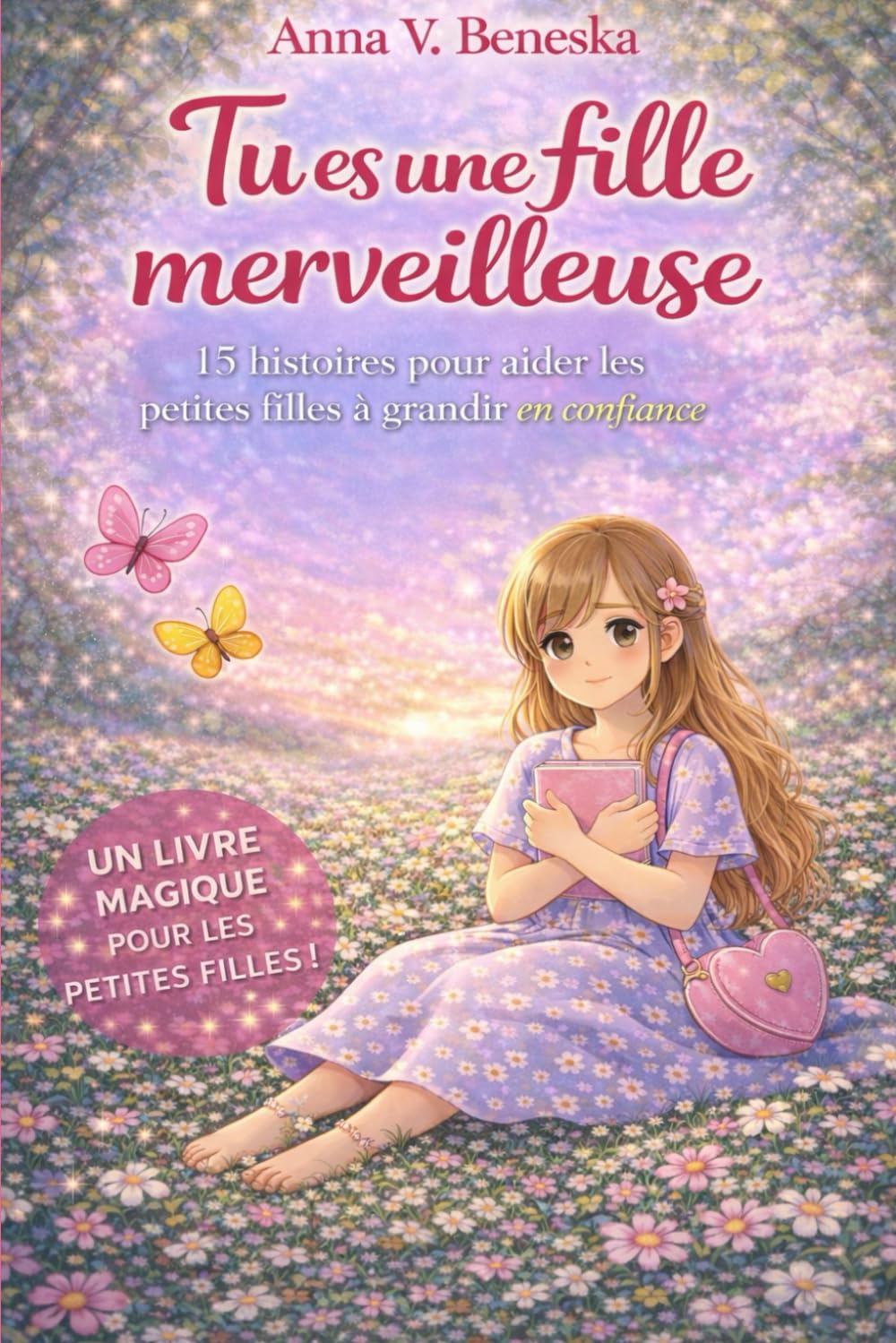 Tu es une fille merveilleuse: 15 histoires pour aider les petites filles à grandir en confiance. Intérieur N&B
