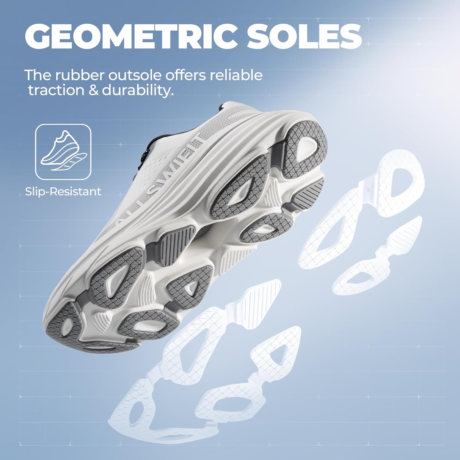 Men's Cushion Lightweight Walking Running Shoes Tennis Non-Slip Comfortable Jogging Workout Gym Athletic Breathable ActiveAiry Fashion Sneakers - Image 5