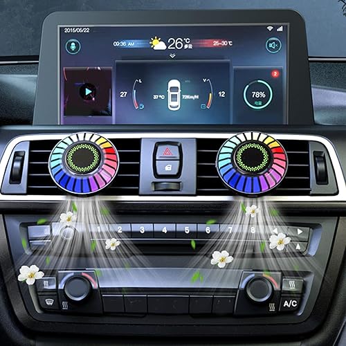 Miniatura 6 de Luz de control de sonido RGB, luz de ritmo musical activada por voz colorida con aromaterapia, aplicación recargable, control remoto, sincronización