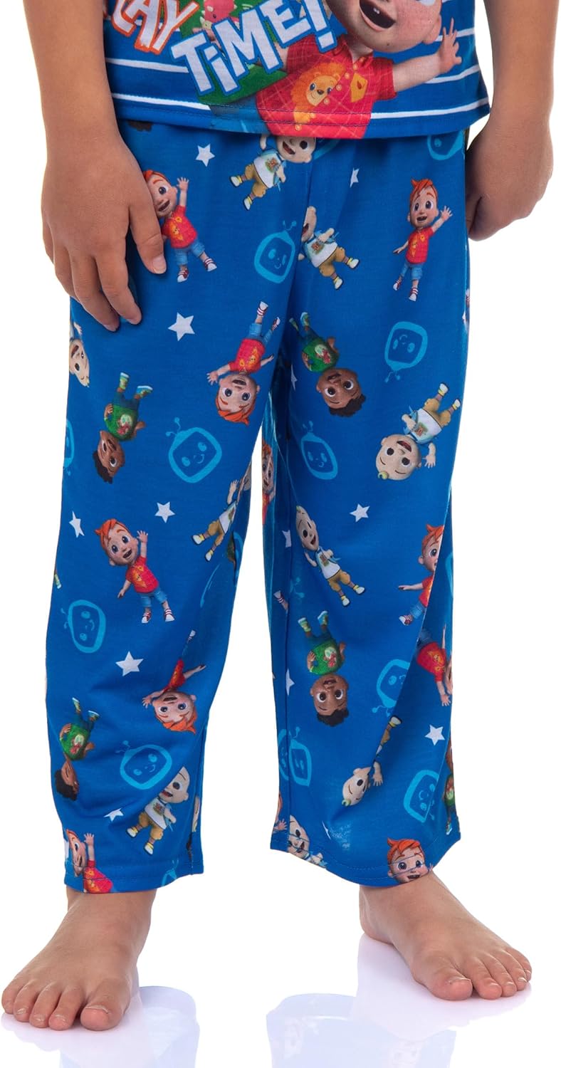 Komar Kids CoComelon Toddler Boys' Play Time Short Sleeve Pajama Shirt Pants 2PC Set - Image 2