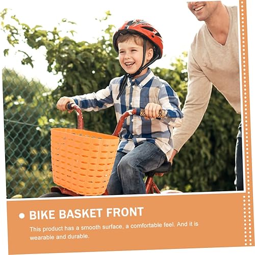 Miniatura 6 de BESPORTBLE Cesta de bicicleta eléctrica delantera para niños y niñas, cesta de bicicleta decorativa para actividades al aire libre