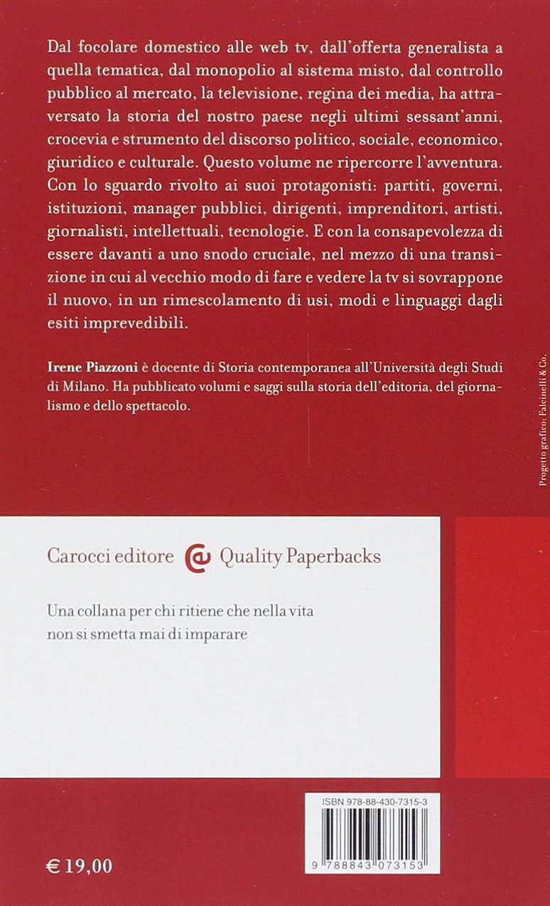 Storia delle televisioni in Italia. Dagli esordi alle web tv