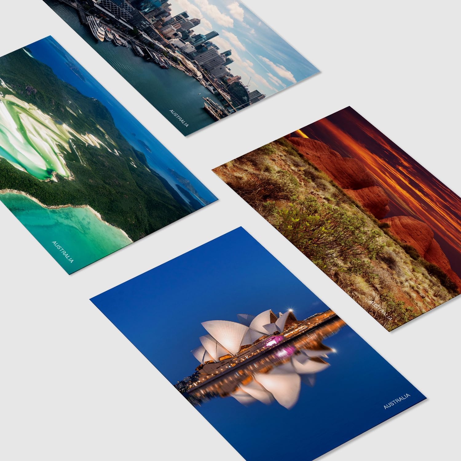Vintage Australia Landscape Postcards Pack 20pc/Set image 4