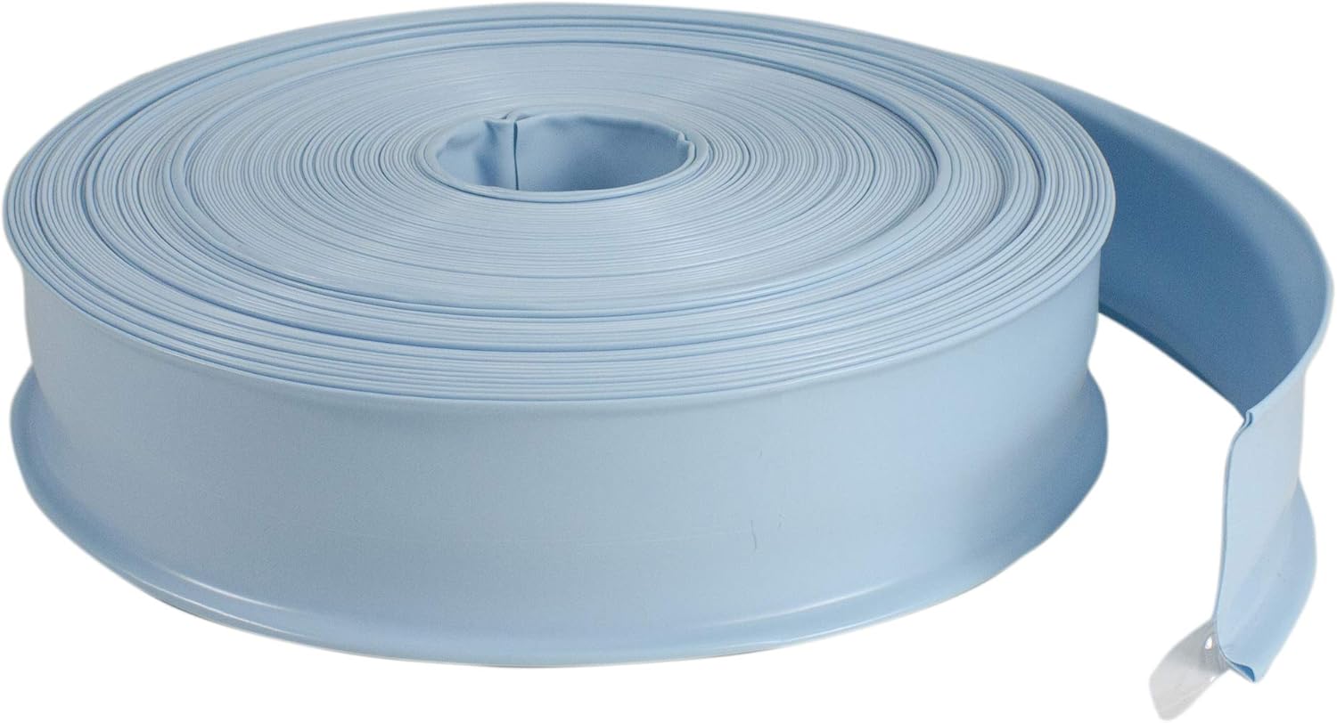 200' x 2" Swimming Pool Filter Rolled Backwash Hose