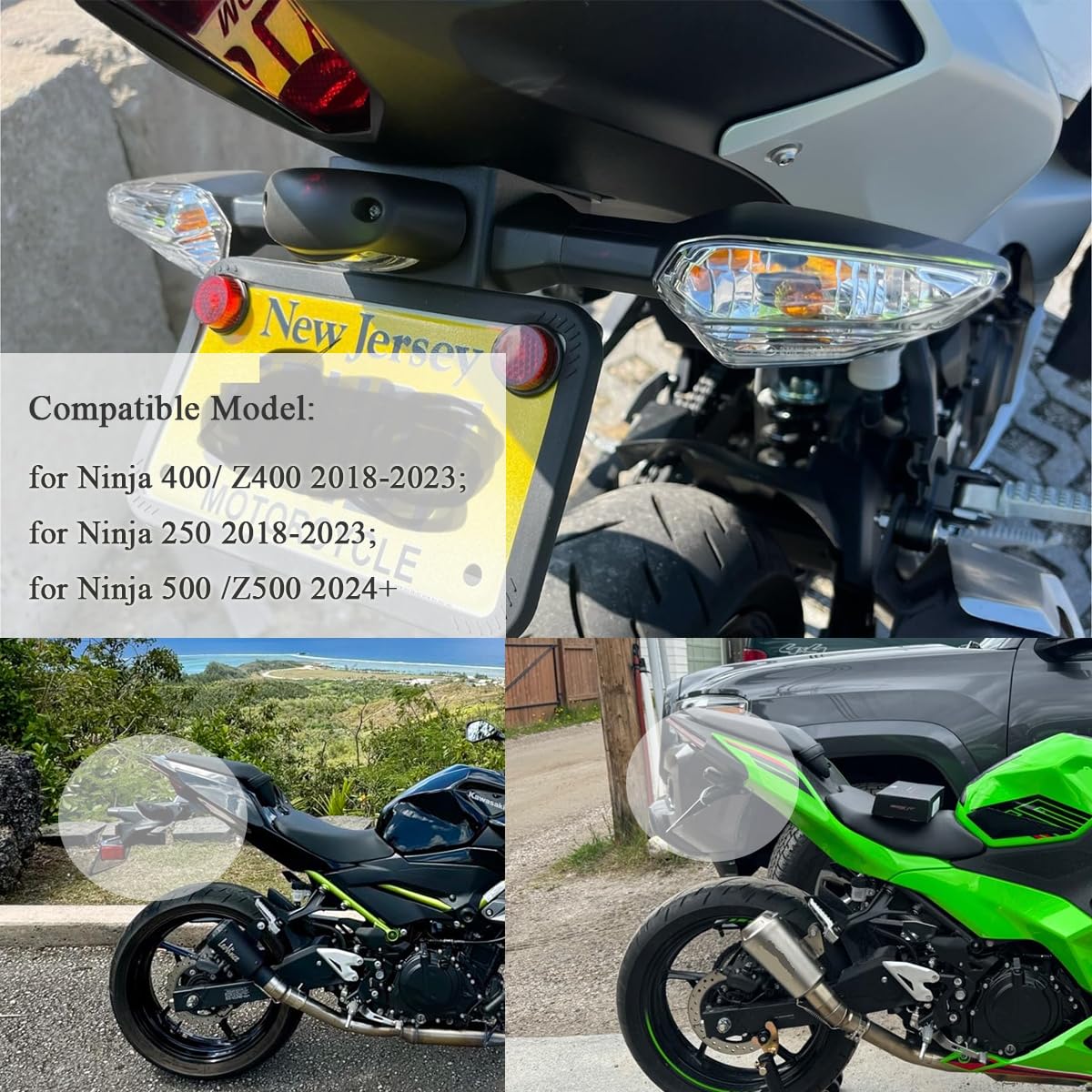 Amazon.com: Ninja 500 Accessories Tail Tidy Fender Eliminator