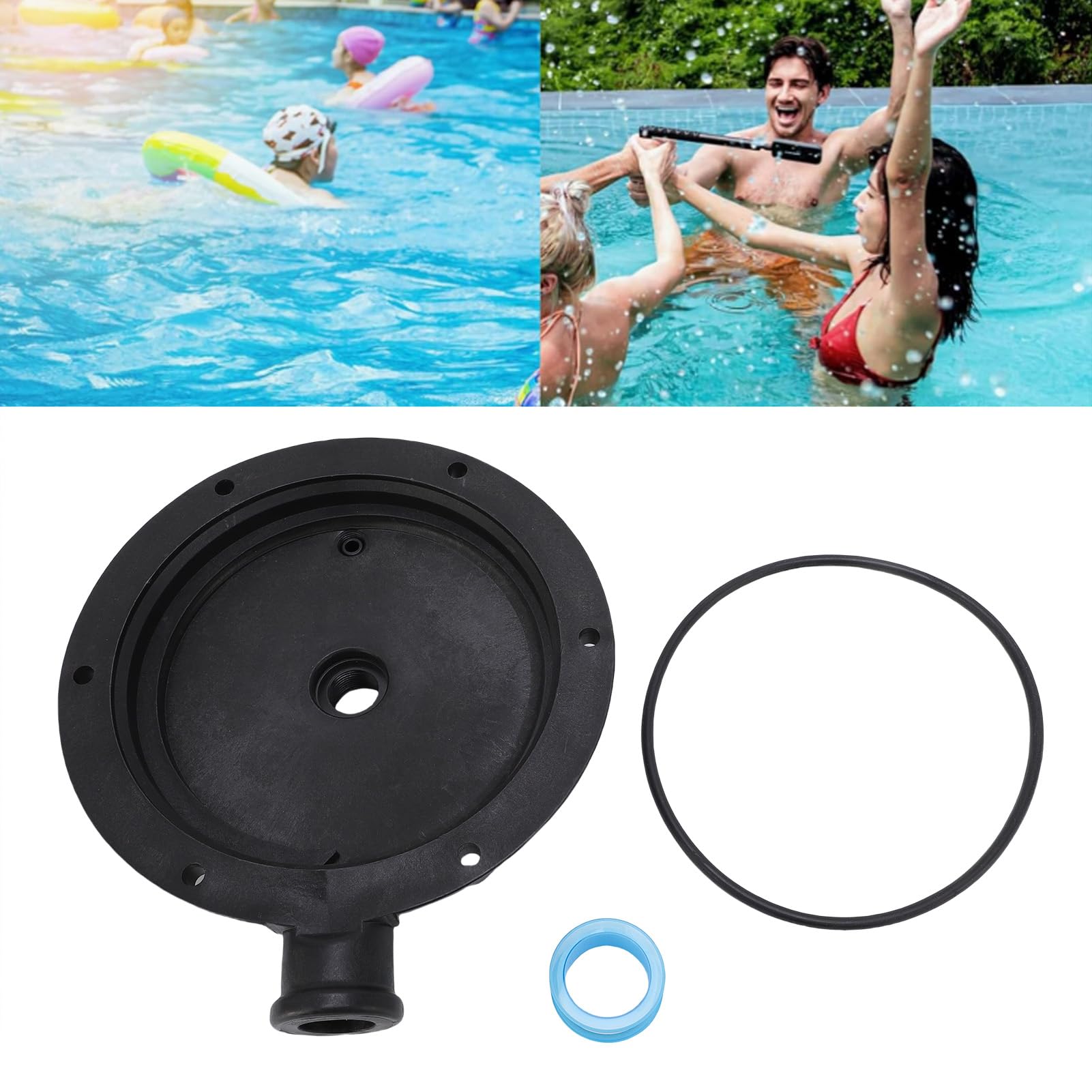 TOPINCN Volute de Remplacement R0536300, Pompe de Surpression 60 pour Piscine en Plastique avec Joint Torique, Accessoires d'entretien pour Spas et piscines.